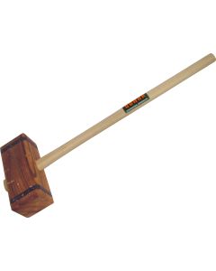 Sleg hout vierkant model zware band met essen steel 100 cm