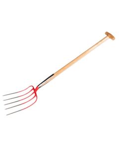 Mestvork 5-tands met aangesmede dubb. veer essen T-steel 85