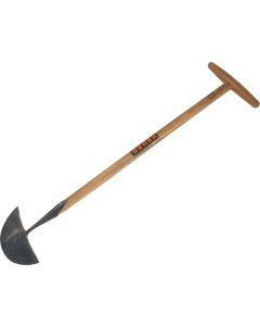 DeWit graskantsteker gesmeed met houten steel 85 cm
