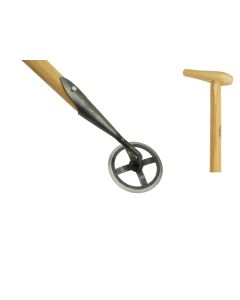 DeWit schoffel 140 mm volle maan model steel 170 cm