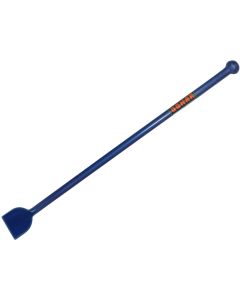 DeWit stootijzer 1200 x 28 mm geheel rond brede platte bek