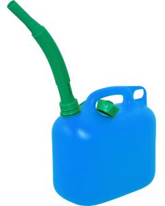 Benzinejerrycan kunststof 5 liter BLAUW