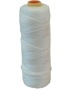 Metseldraad synthetisch Ø 1,3 mm x 50 mtr. wit