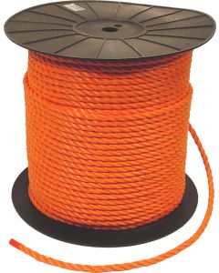 Nylontouw oranje van polypropeen Ø 10 mm 220 mtr.