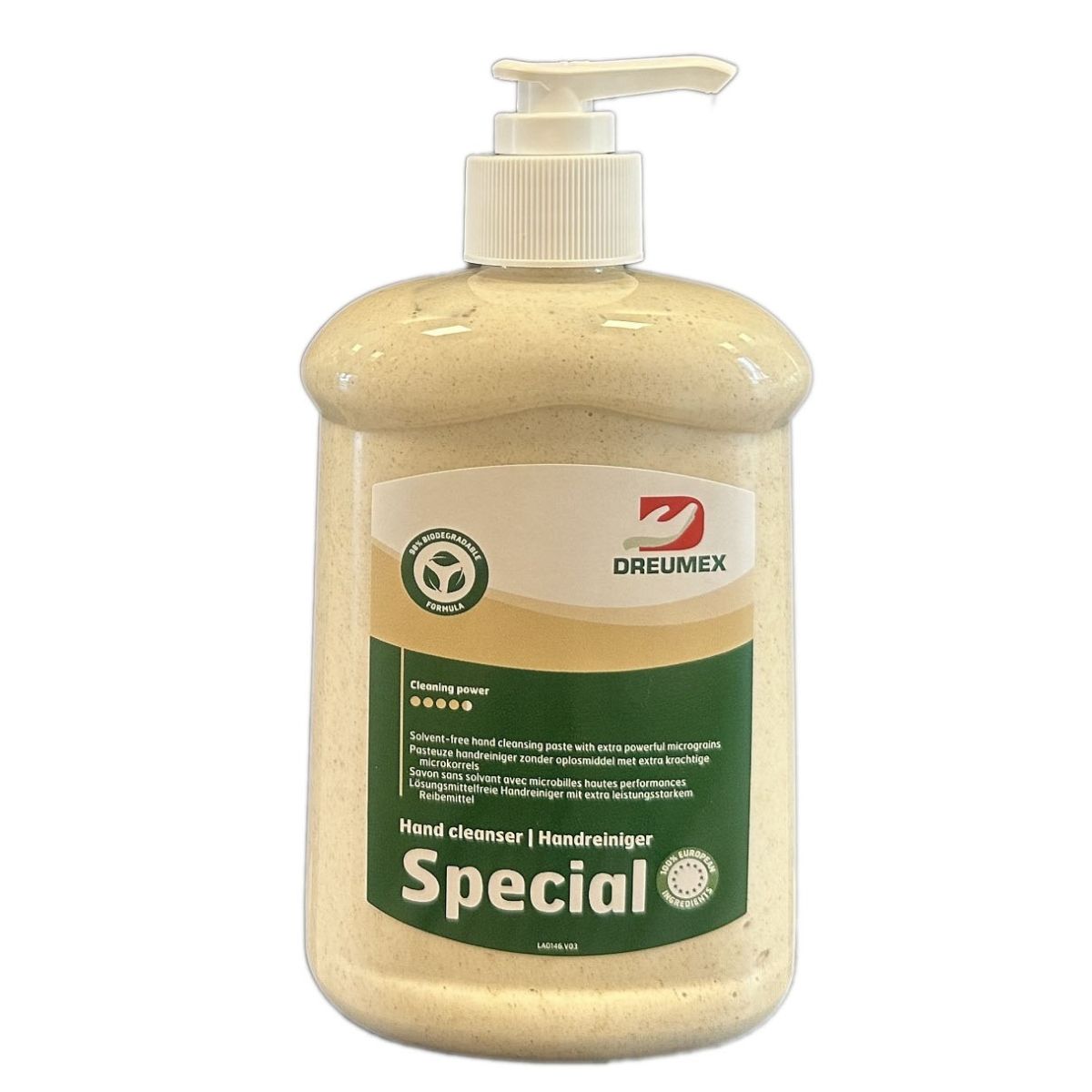 Dreumex Special handreiniger 500gr flacon met pomp