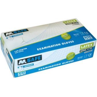Disposable latex handschoen M-Safe 4160