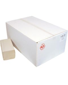 Handdoekpapier Z-vouw naturel 23 x 25 cm per doos