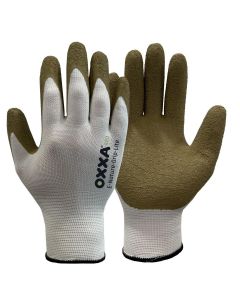 Werkhandschoenen OXXA E-nature Grip-Lite Olijfgroen/wit