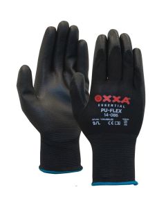 M-Safe PU-Flex werkhandschoenen zwart