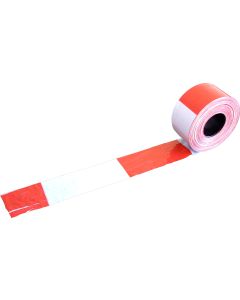 Afzetband rood / wit afmeting 8 cm x 500 meter