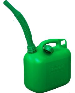Benzinejerrycan kunststof 5 liter GROEN
